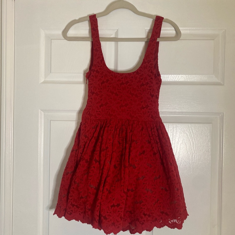 Show Me Your Mumu Red Ricci Skort Mini Dress - Picture 9 of 9